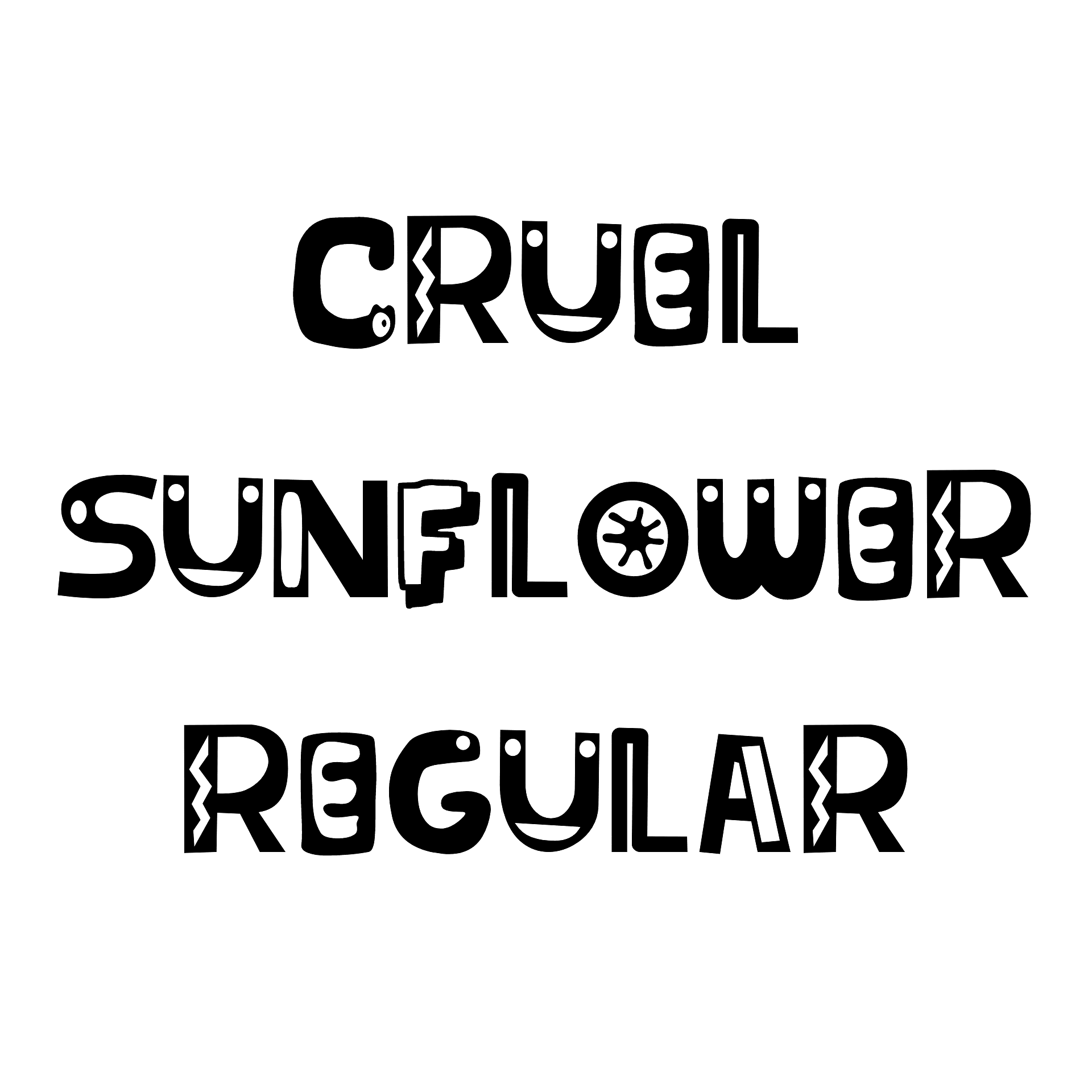 Download Cruel Sunflower Font Free - Bold & Stunning Design