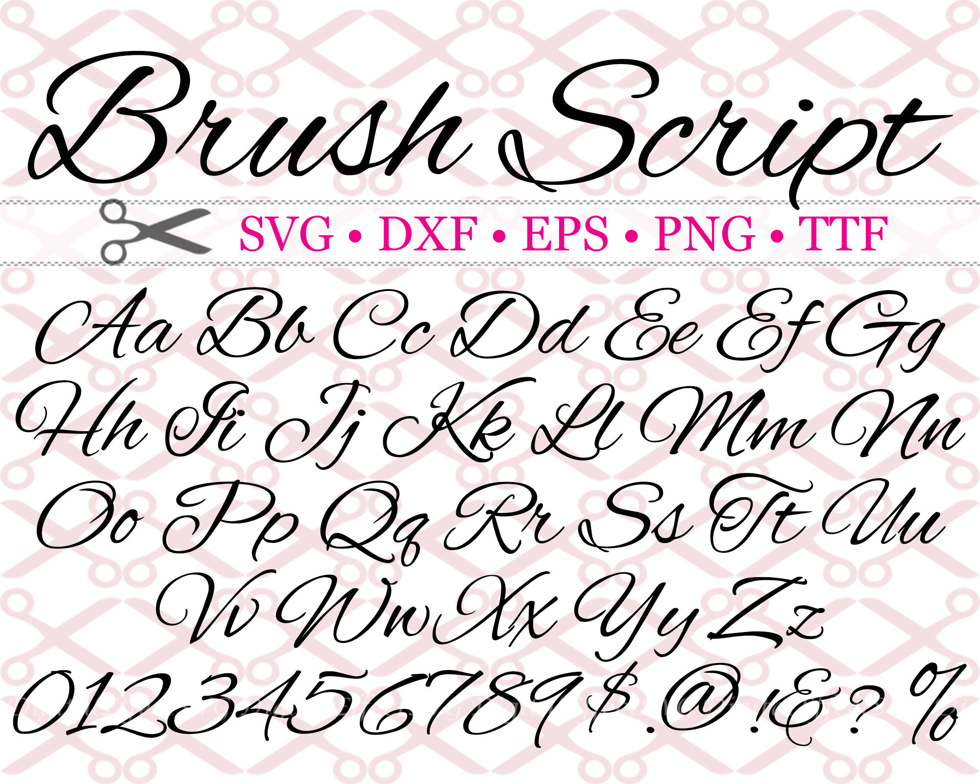 Скачайте шрифт Cursive Brush Script - изысканная рукописная каллиграфия