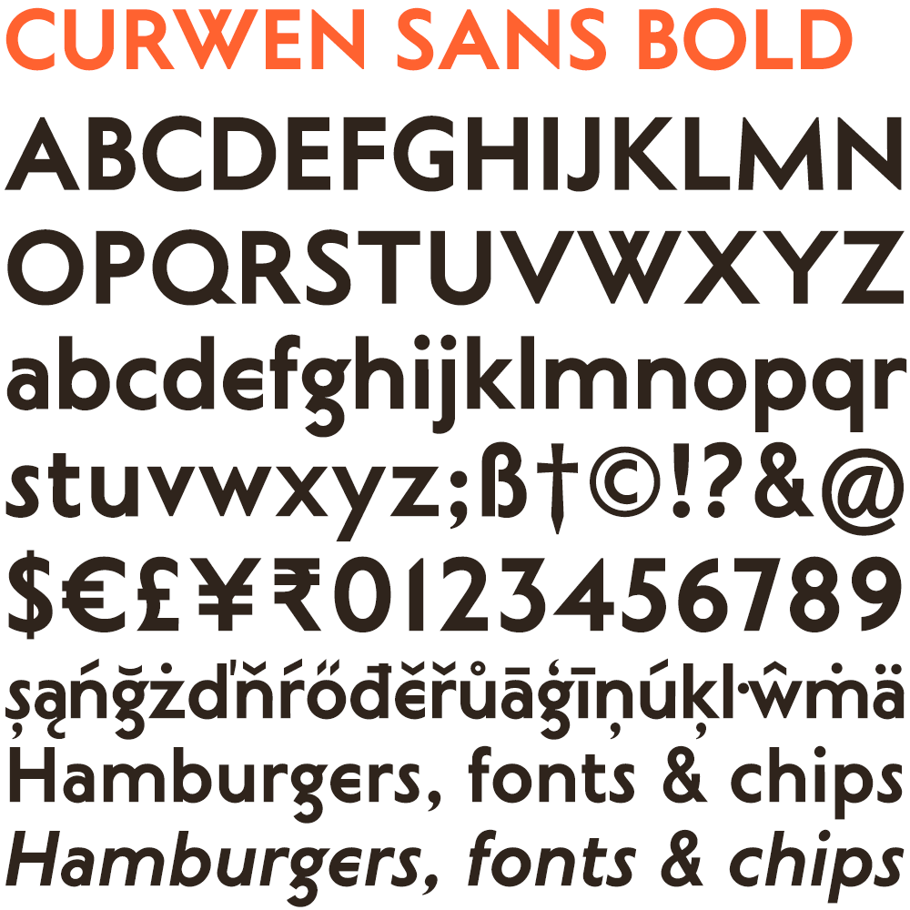 Download Curwen Sans for Free - Modern Versatile Typeface