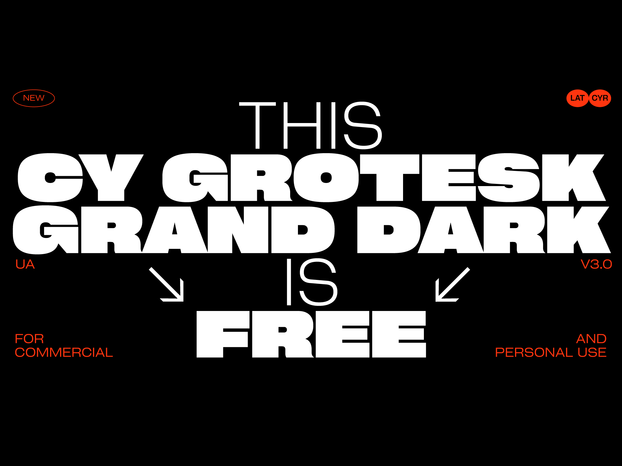 Скачайте бесплатно шрифт Cy Grotesk Grand Dark – стильный шрифт для современного дизайна