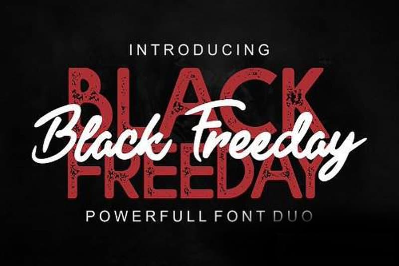 Download Black Friday Font Free - Bold & Festive Style