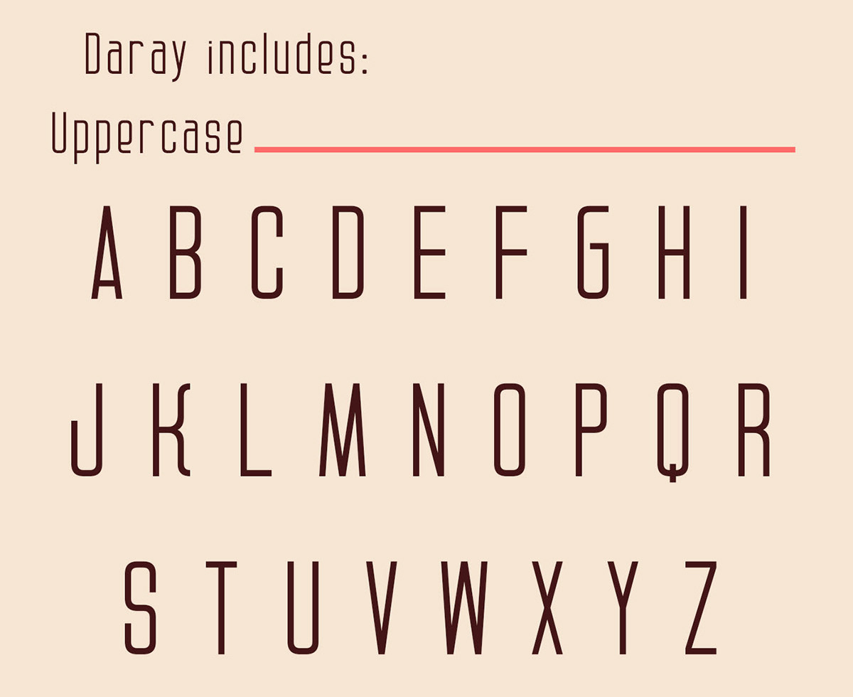 Download Daray Font Free - Modern and Versatile Typeface