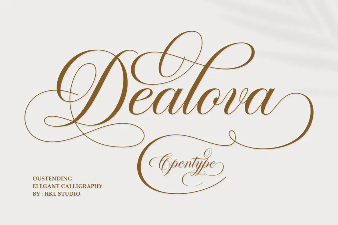 Download Dealova Font Free - Stylish Modern Typeface