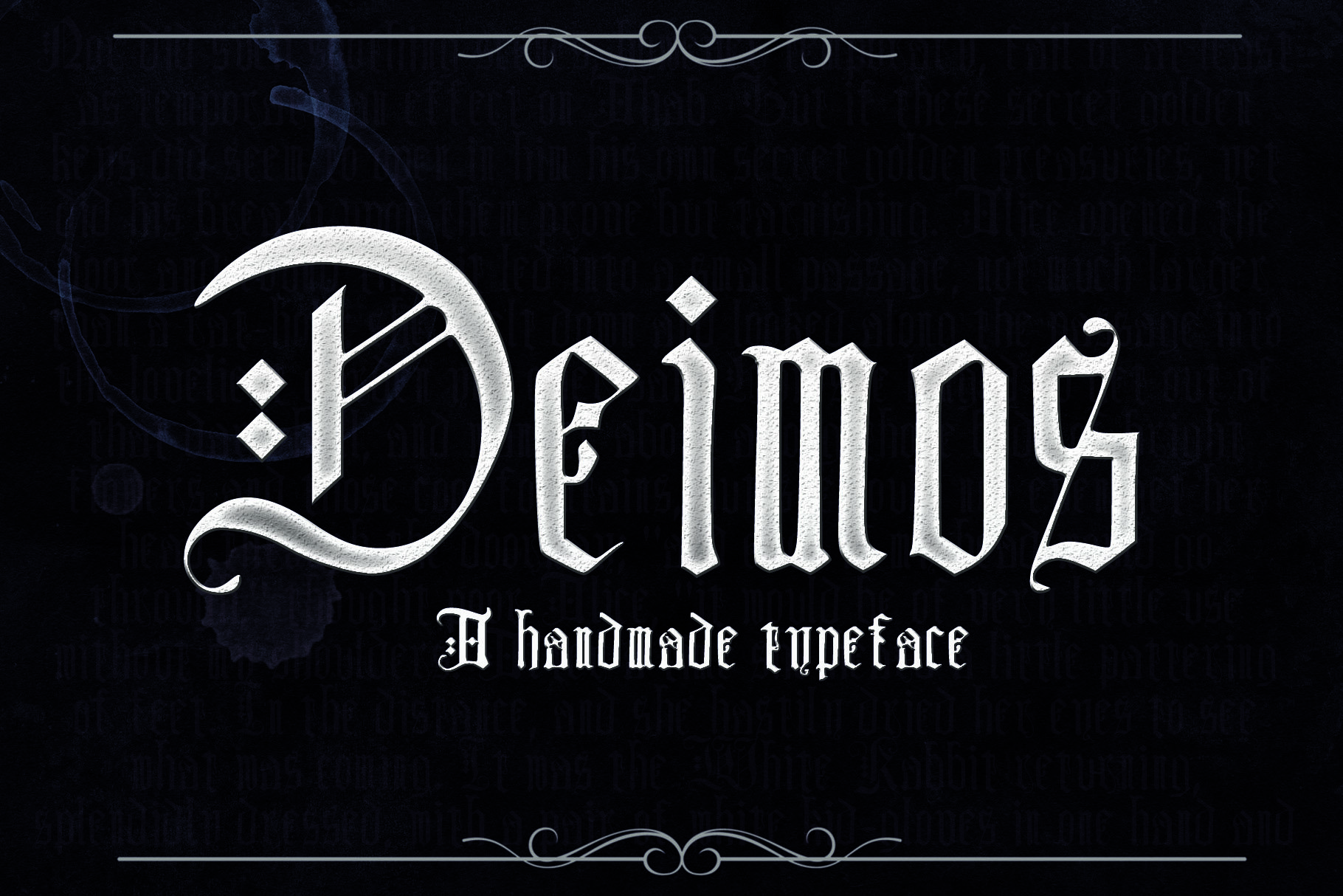 Laden Sie die Deimos Schriftart kostenlos herunter - Futuristisches Design