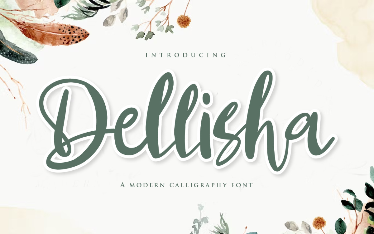 Download Dellisha Script Free - Beautiful Handwritten Font