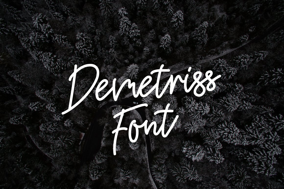 Kostenloser Download der Demetriss Schriftart - Stilvoll und Modern