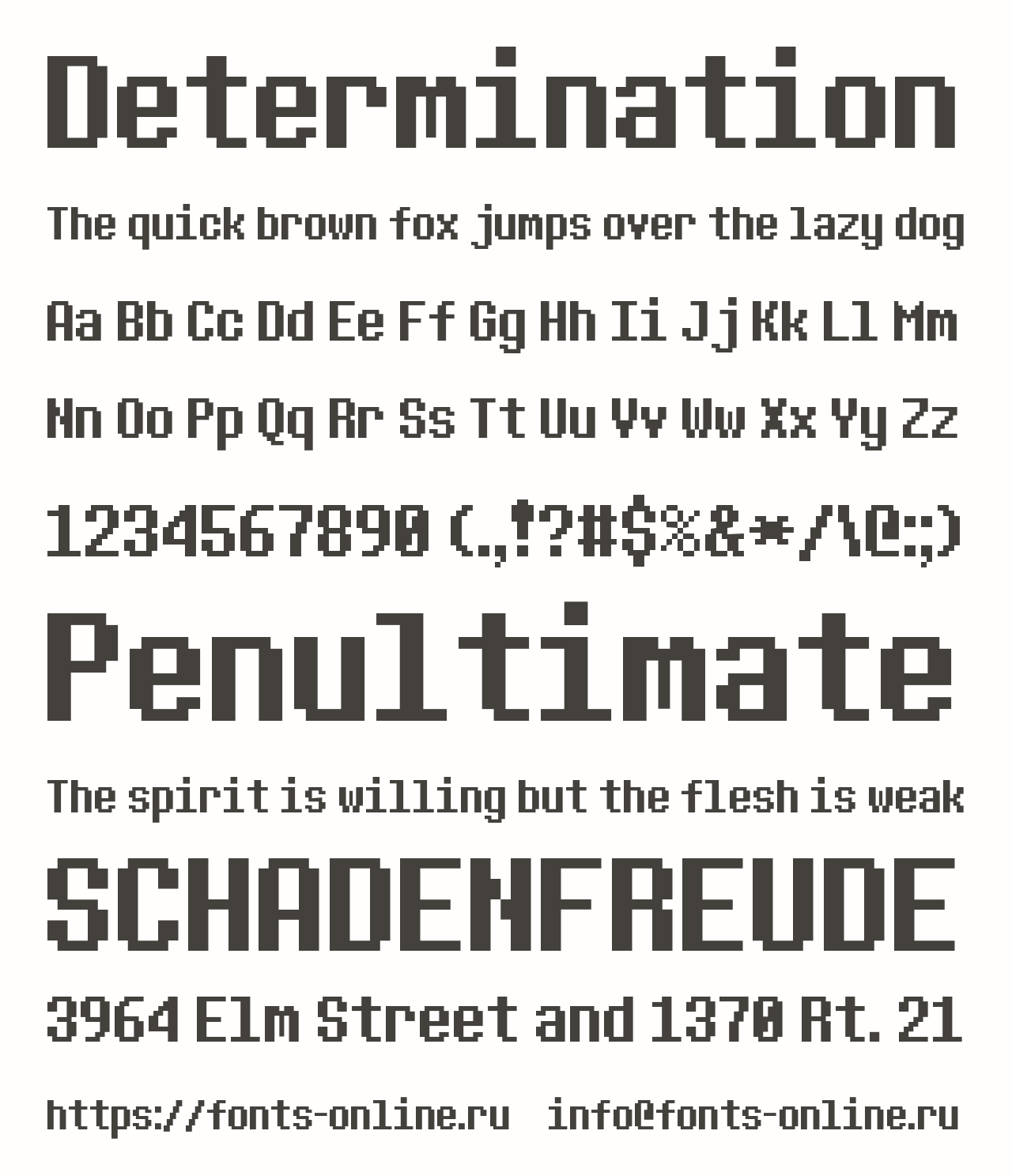 Download Determination Font Free - Bold & Inspiring Typeface