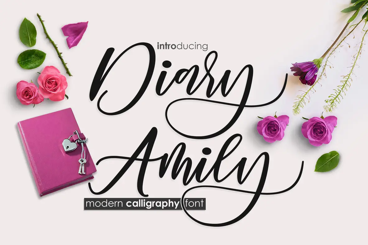 Download Diary Amily Font Free - Charming Handwritten Style