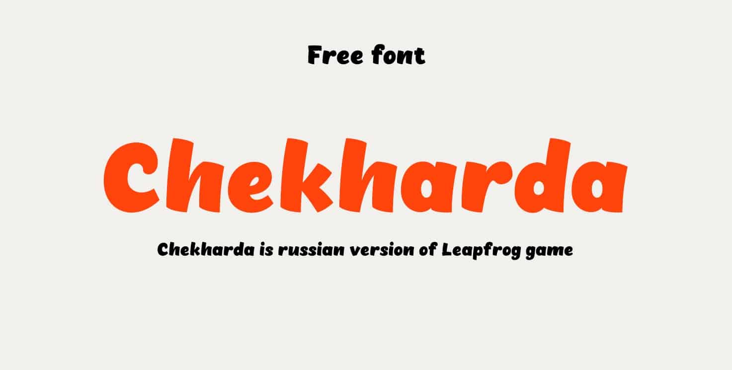 Chekharda Font Download - Stylish and Versatile Free Font