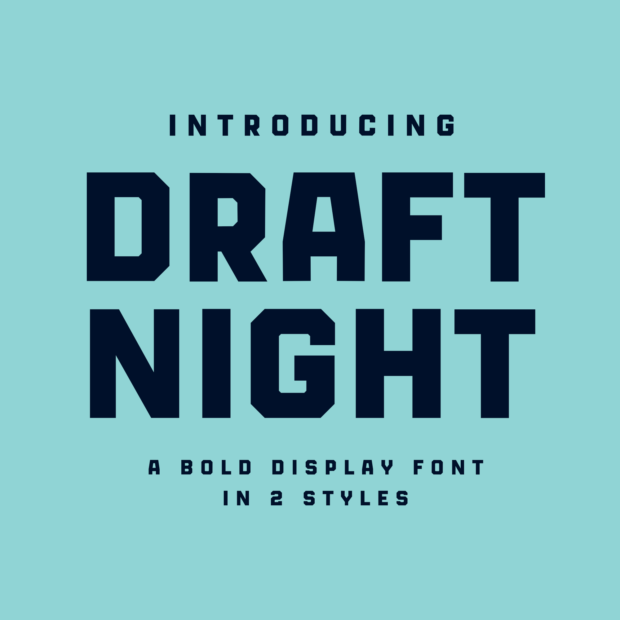 Download Draft Display Font Free - Bold & Versatile Design