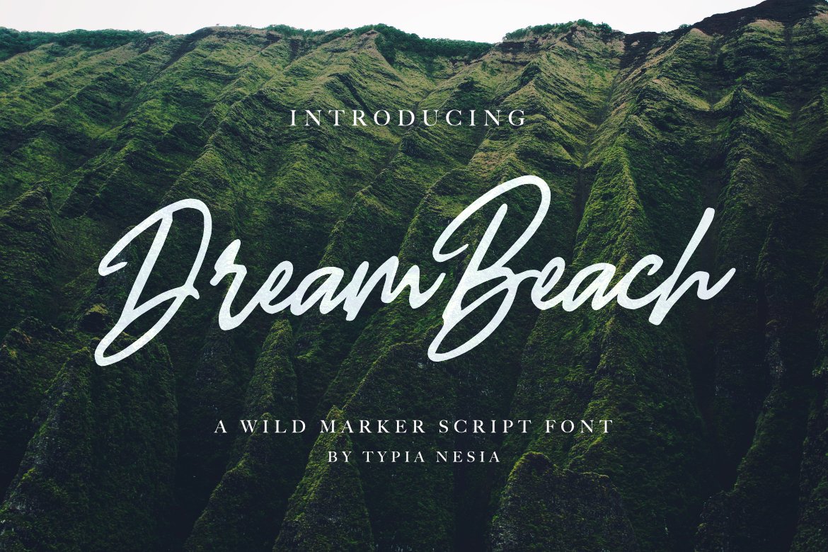 Download Dream Beach Font Free - Relaxing Coastal Style