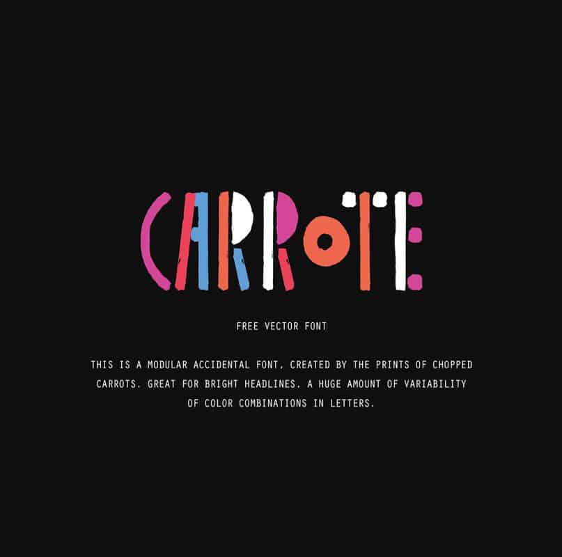 Download Carrote Font Free - Stylish and Playful Design