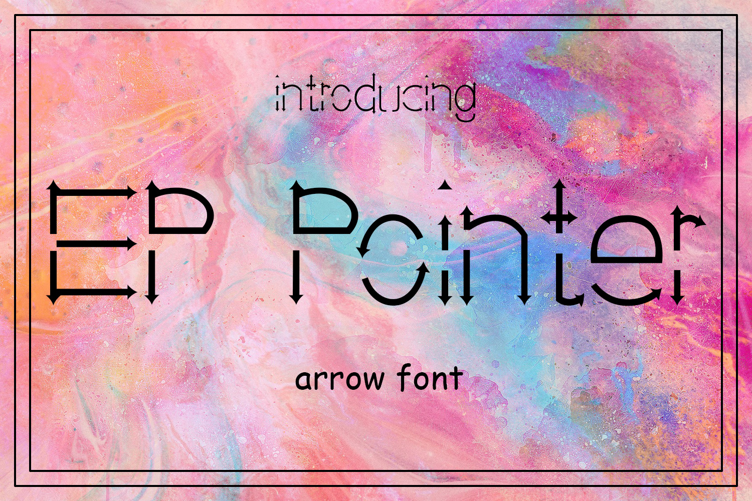 Download EP Pointer Font Free - Modern Display Typeface