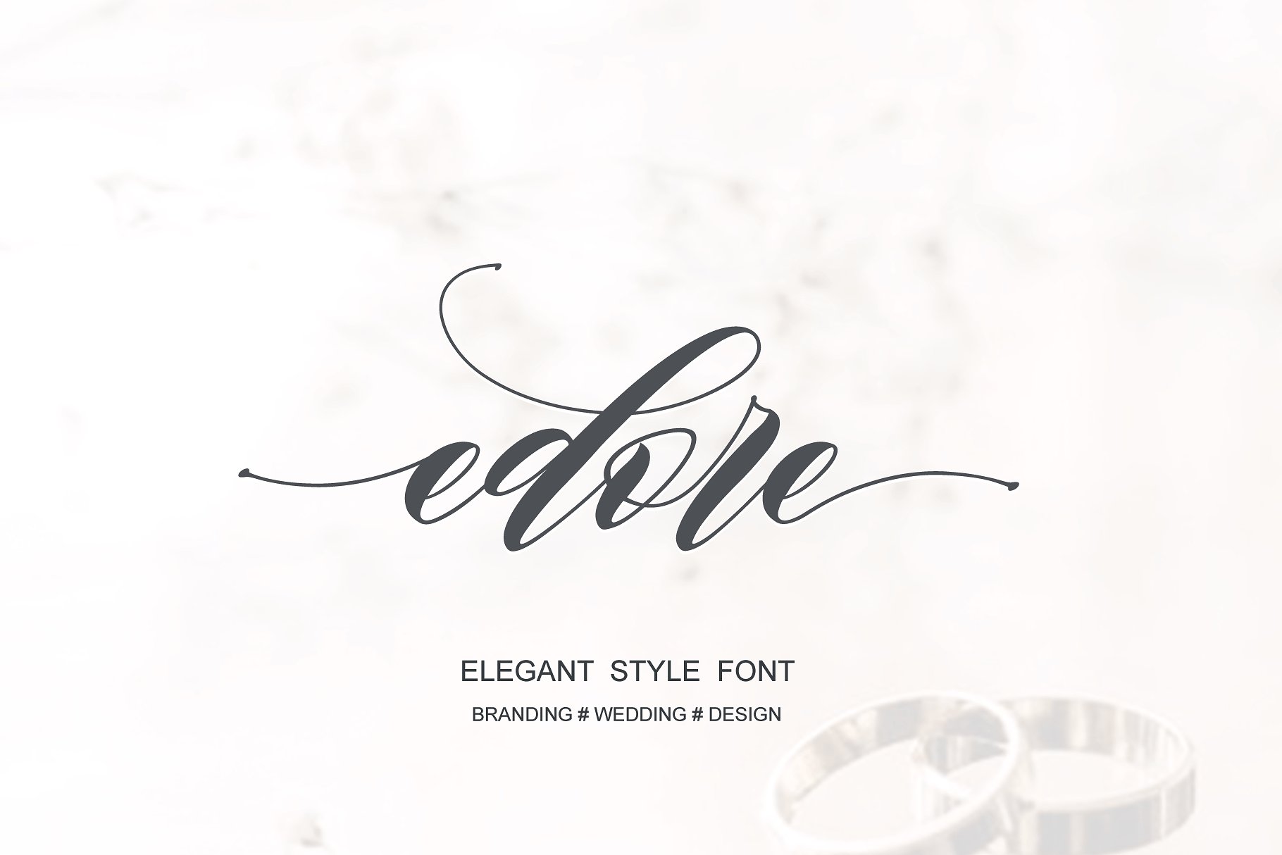 Laden Sie die Edore Schriftart kostenlos herunter - Modern und Elegant