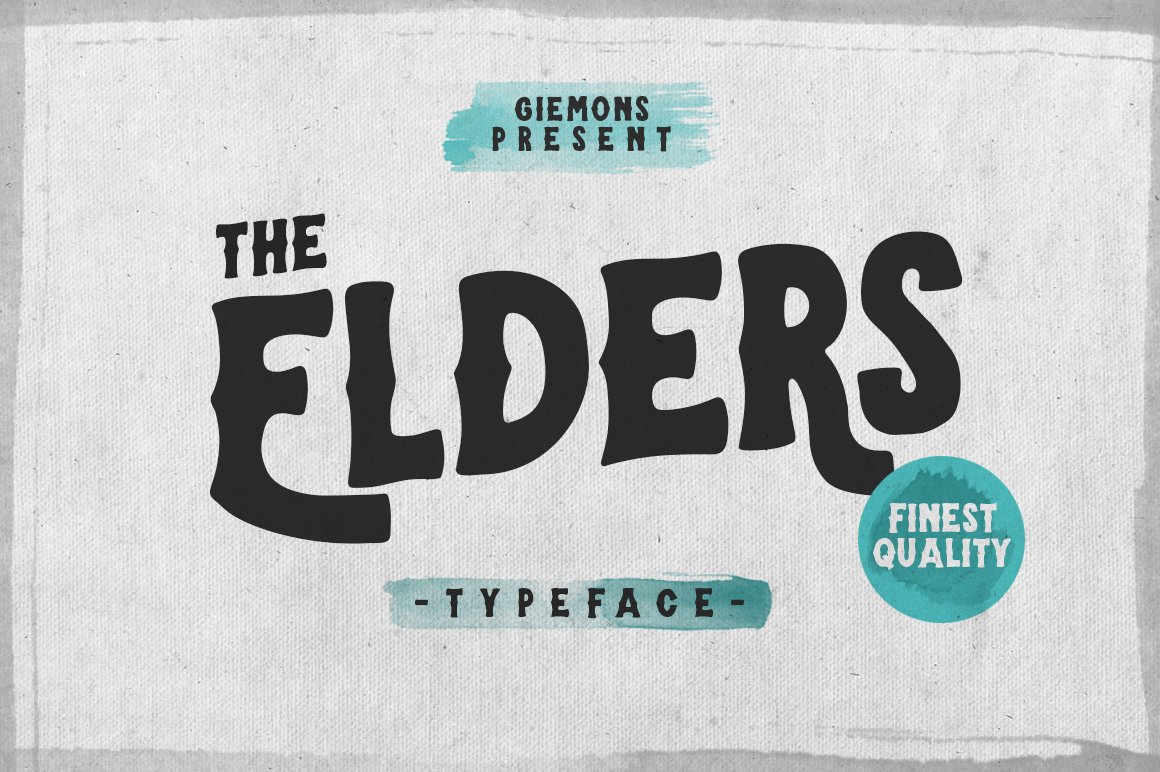 Скачайте Elders Typeface - стильный и уникальный шрифт для вашего дизайна