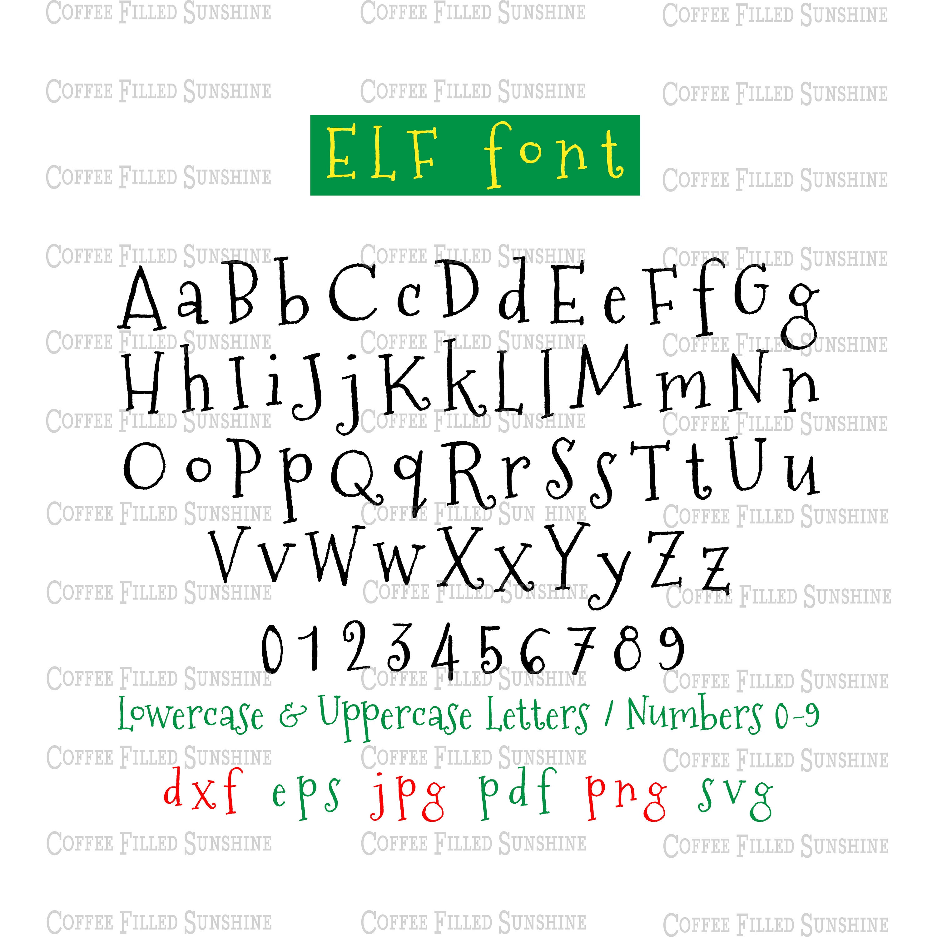 Скачайте бесплатно шрифт Elf Handwritten - уникальный рукописный стиль