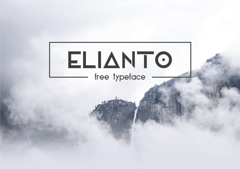 Laden Sie Elianto Font kostenlos herunter - Moderne und stilvolle Schriftart