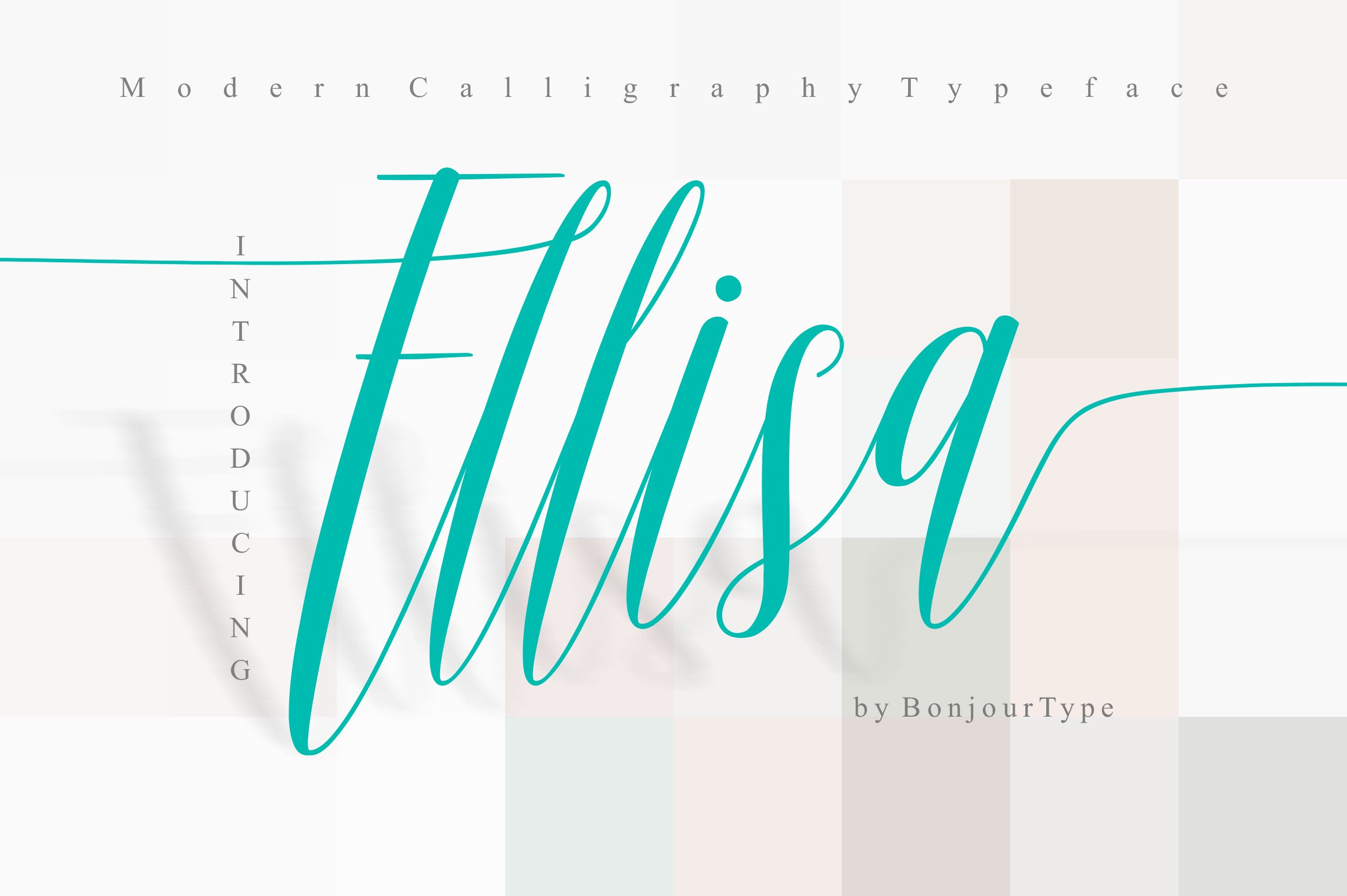 Laden Sie die Ellisa Schriftart kostenlos herunter - Kreatives Design für alle