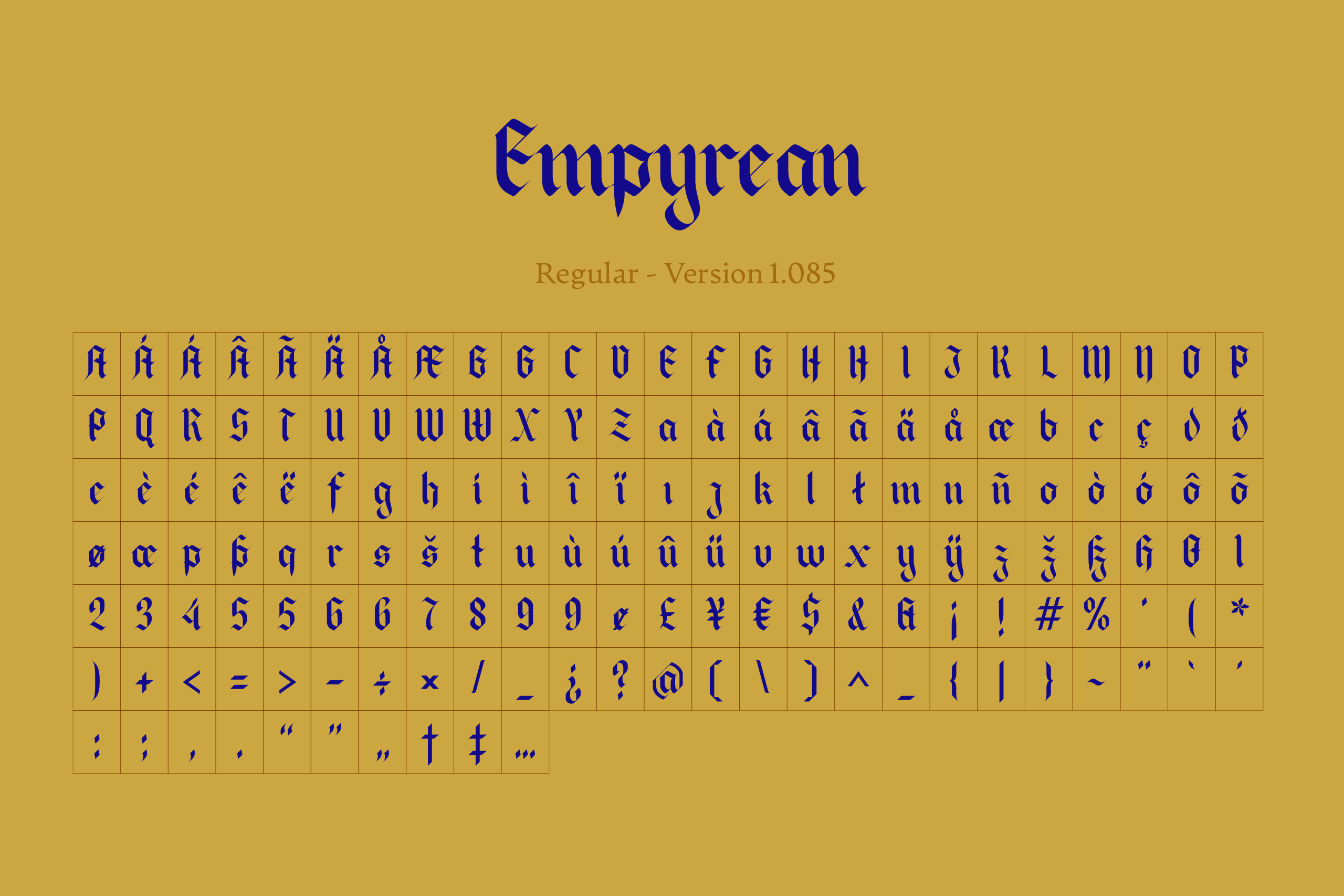 Download Empyrean Font Free - Heavenly Inspired Typography