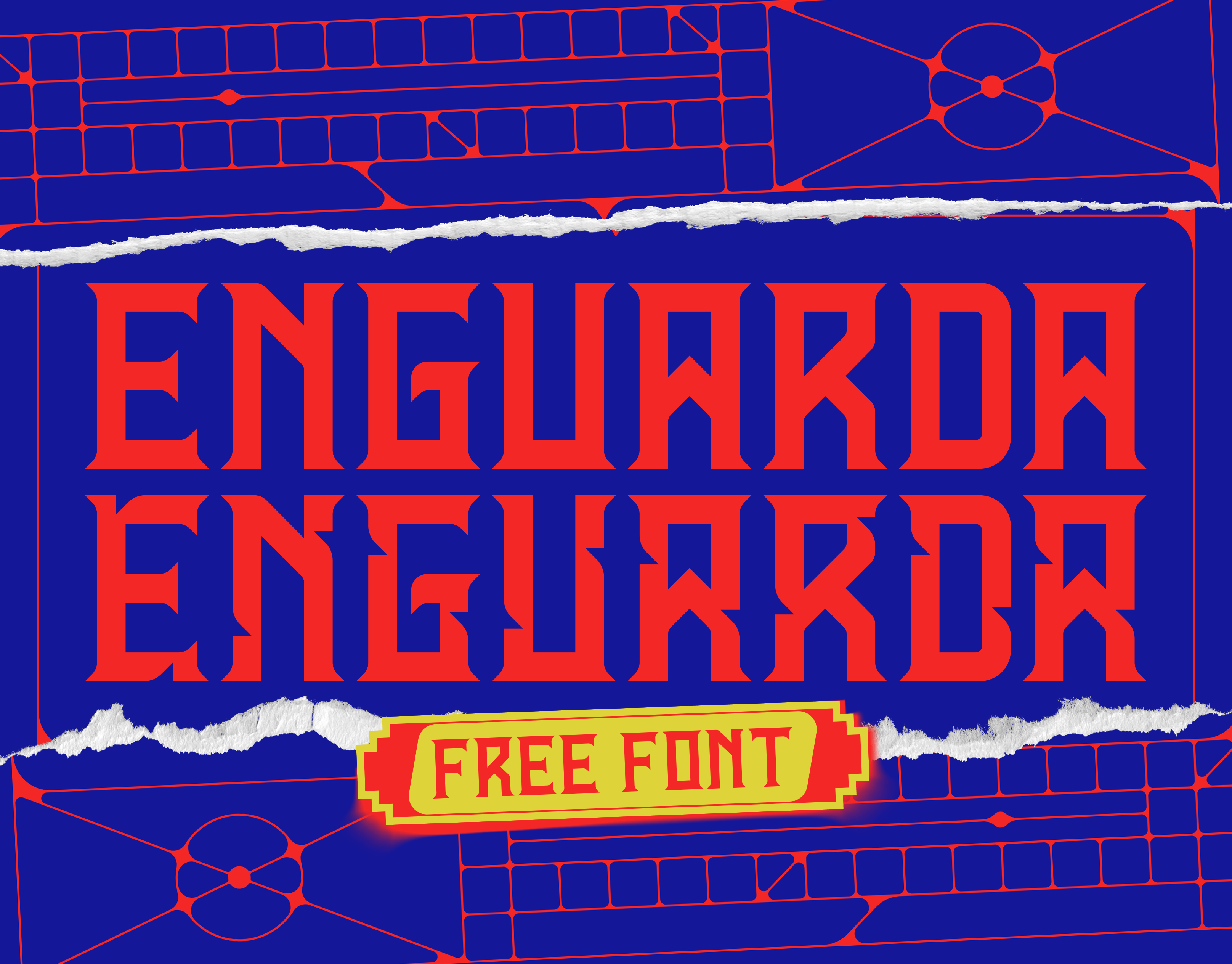 Download Enguarda Font Free - Stylish Modern Typeface