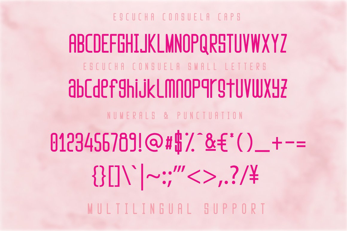 Download Escucha Consuela Font Free - Artistic and Vibrant Style