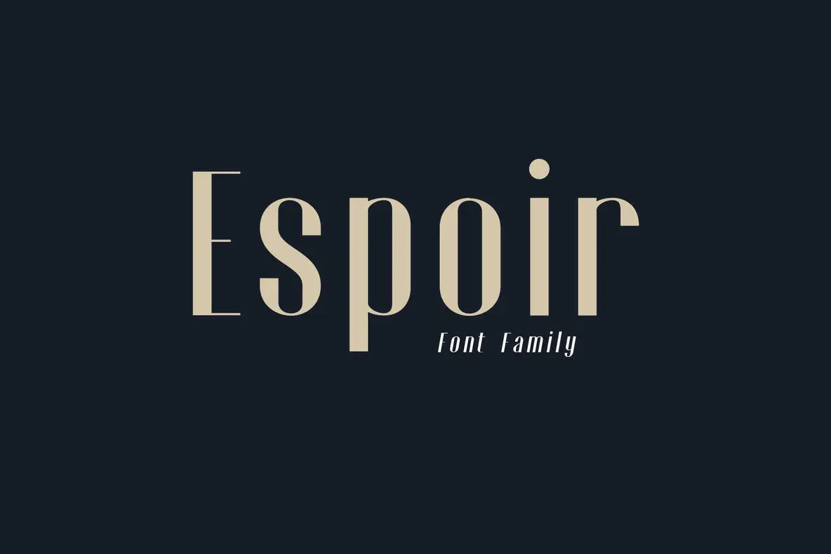 Download Espoir Font Free - Versatile and Modern Design