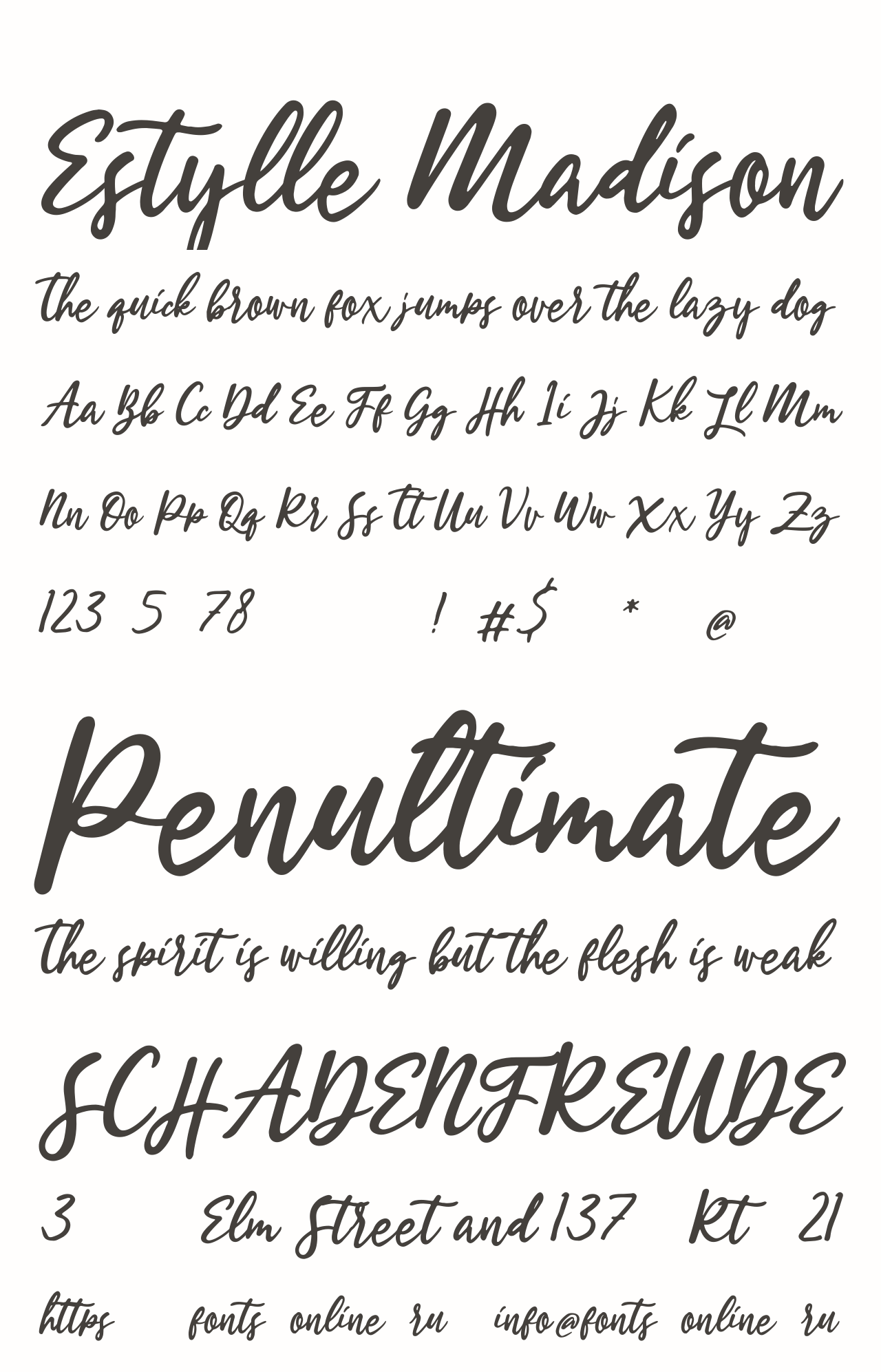 Kostenlos herunterladen: Estylle Madison - Moderne Elegante Schriftart