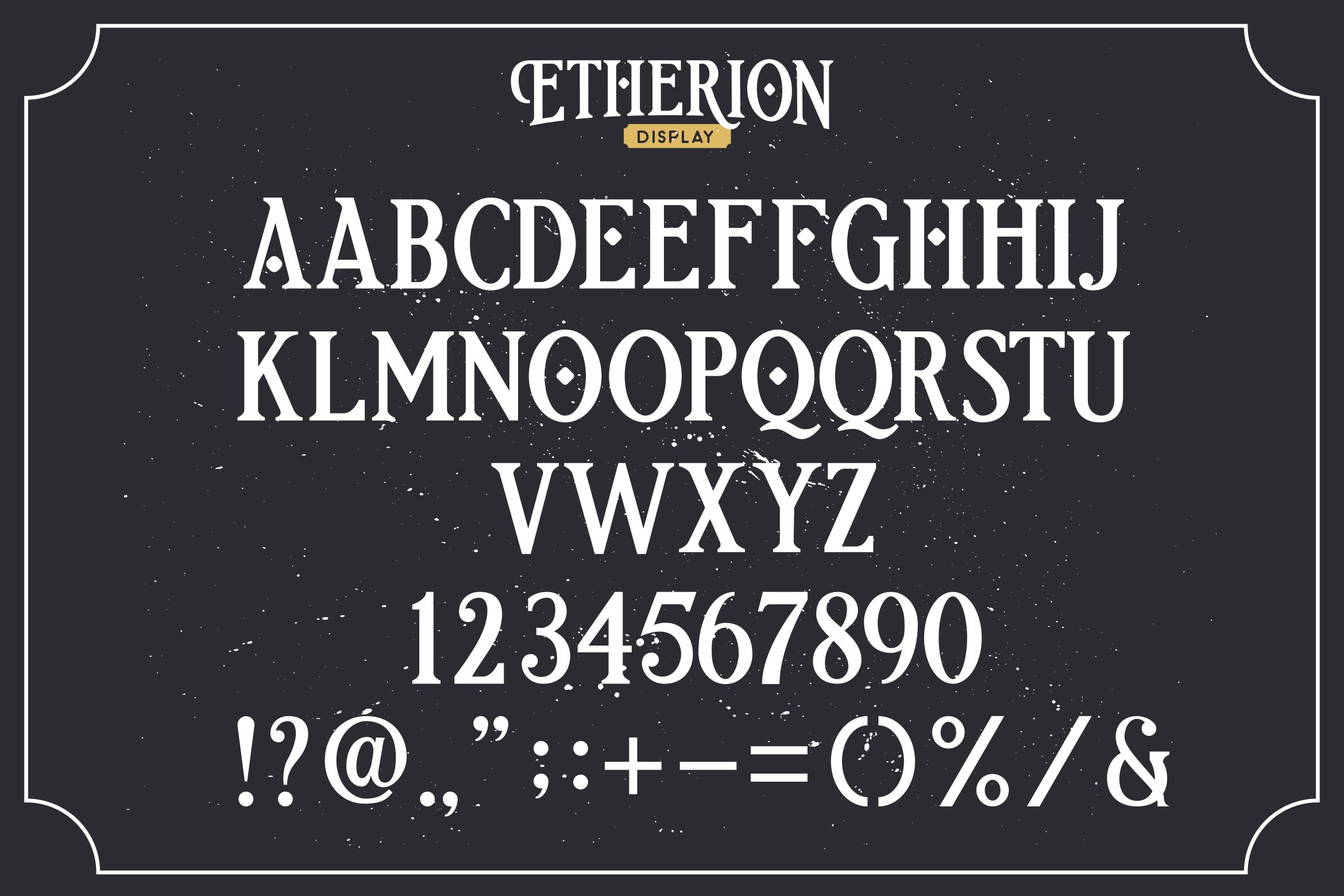 Laden Sie die Etherion Schriftart kostenlos herunter - Modern und Vielseitig