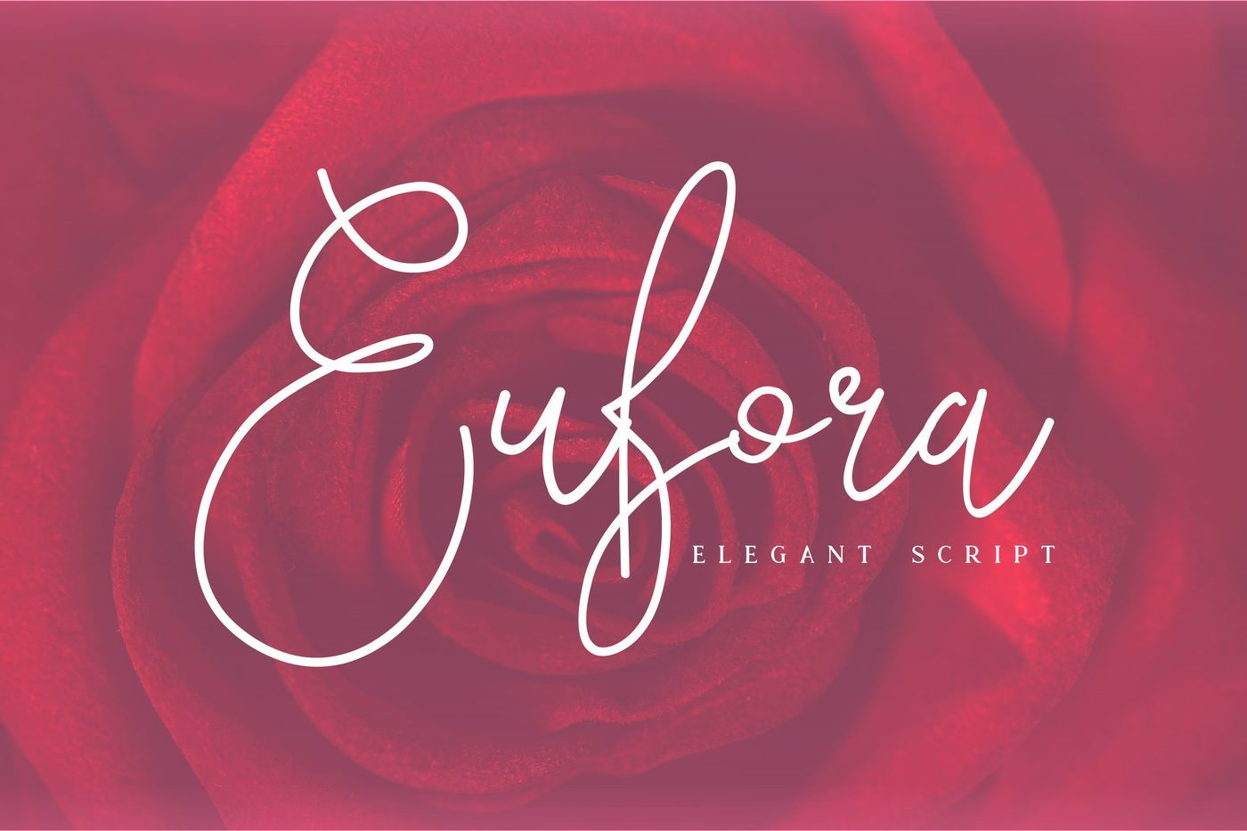 Скачайте бесплатно шрифт Eufora Elegant Script - стильный и утончённый