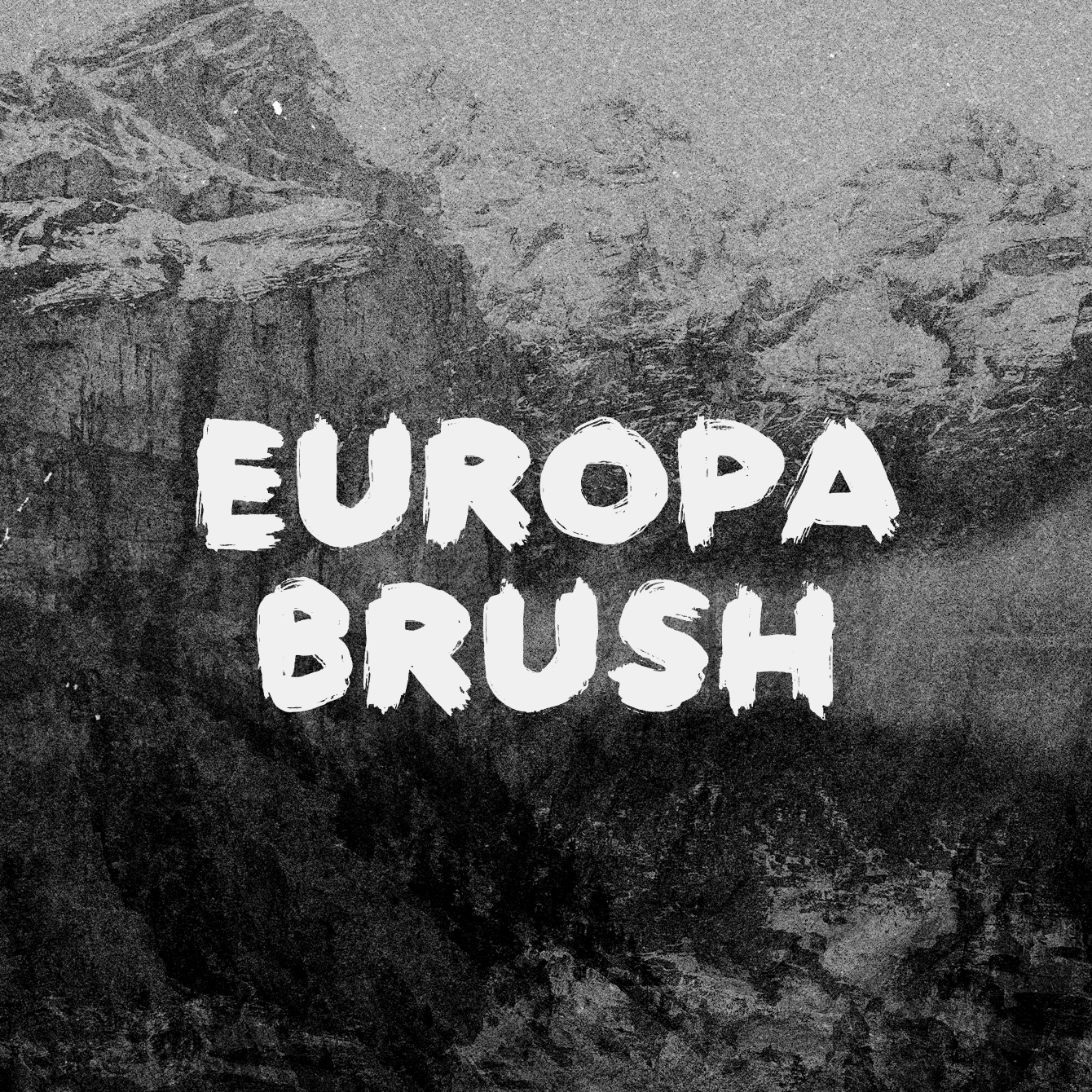 Скачайте бесплатно шрифт Europa Brush - стильный рукописный шрифт