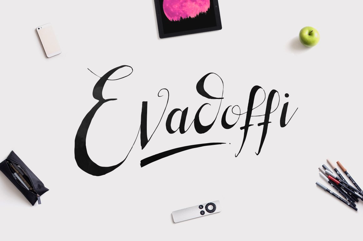 Скачайте Evadoffi Typeface - уникальный и стильный шрифт