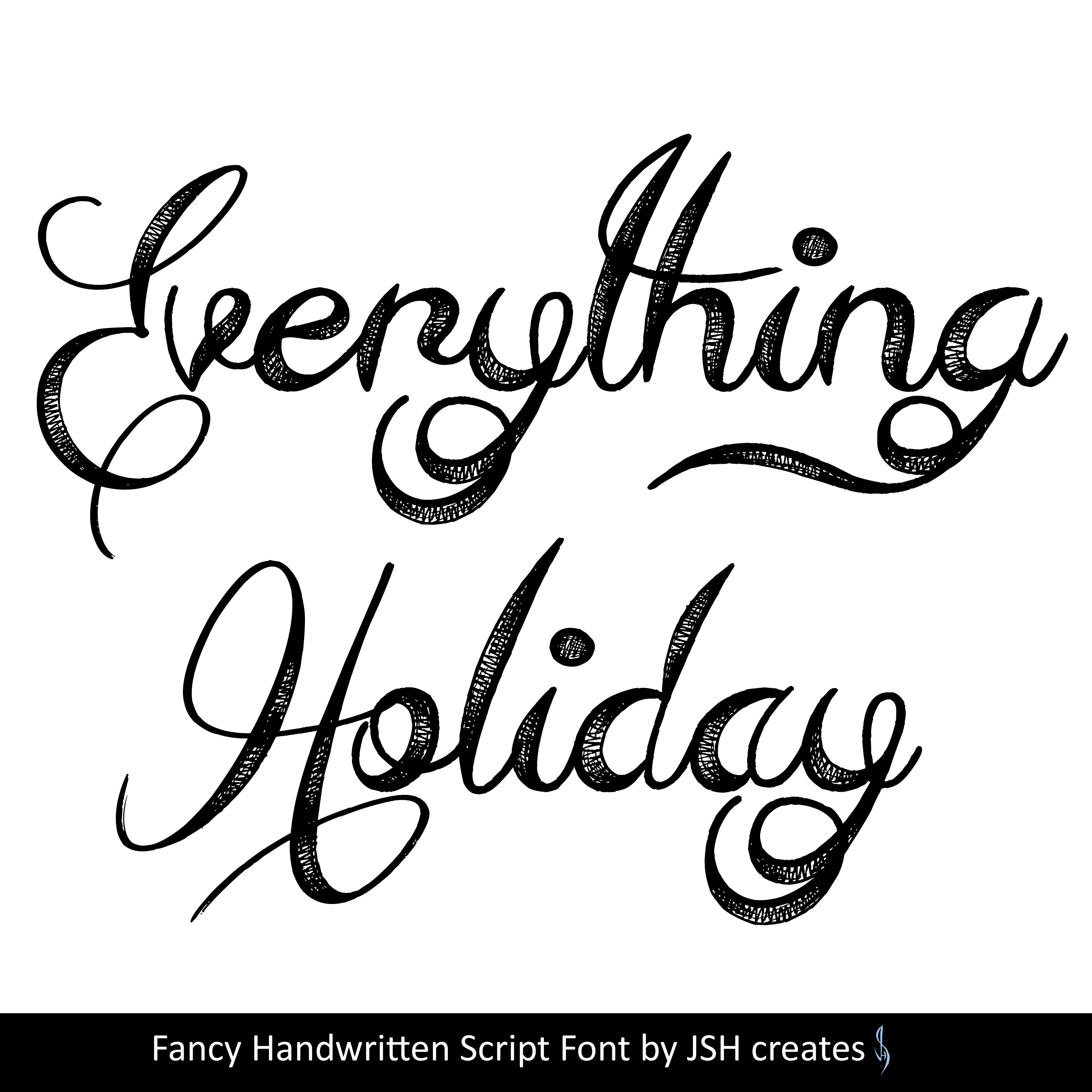 Download Everything Holiday Font Free - Festive Typography