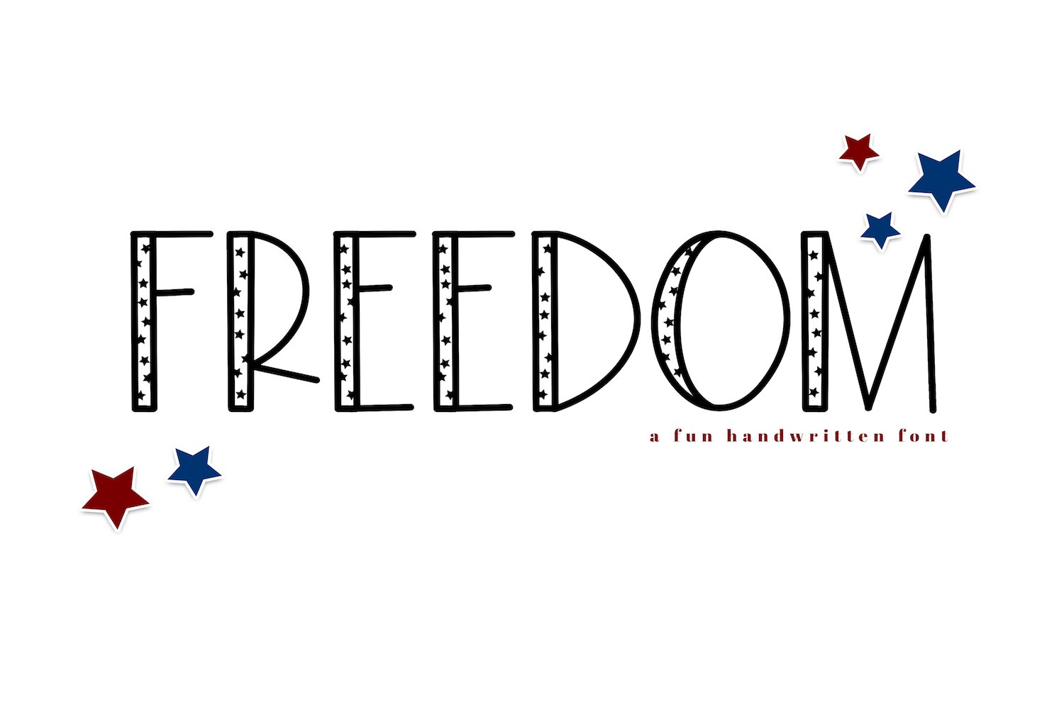 Laden Sie die Freedom Schriftart kostenlos herunter - Ausdrucksstarke Designs für jedes Projekt