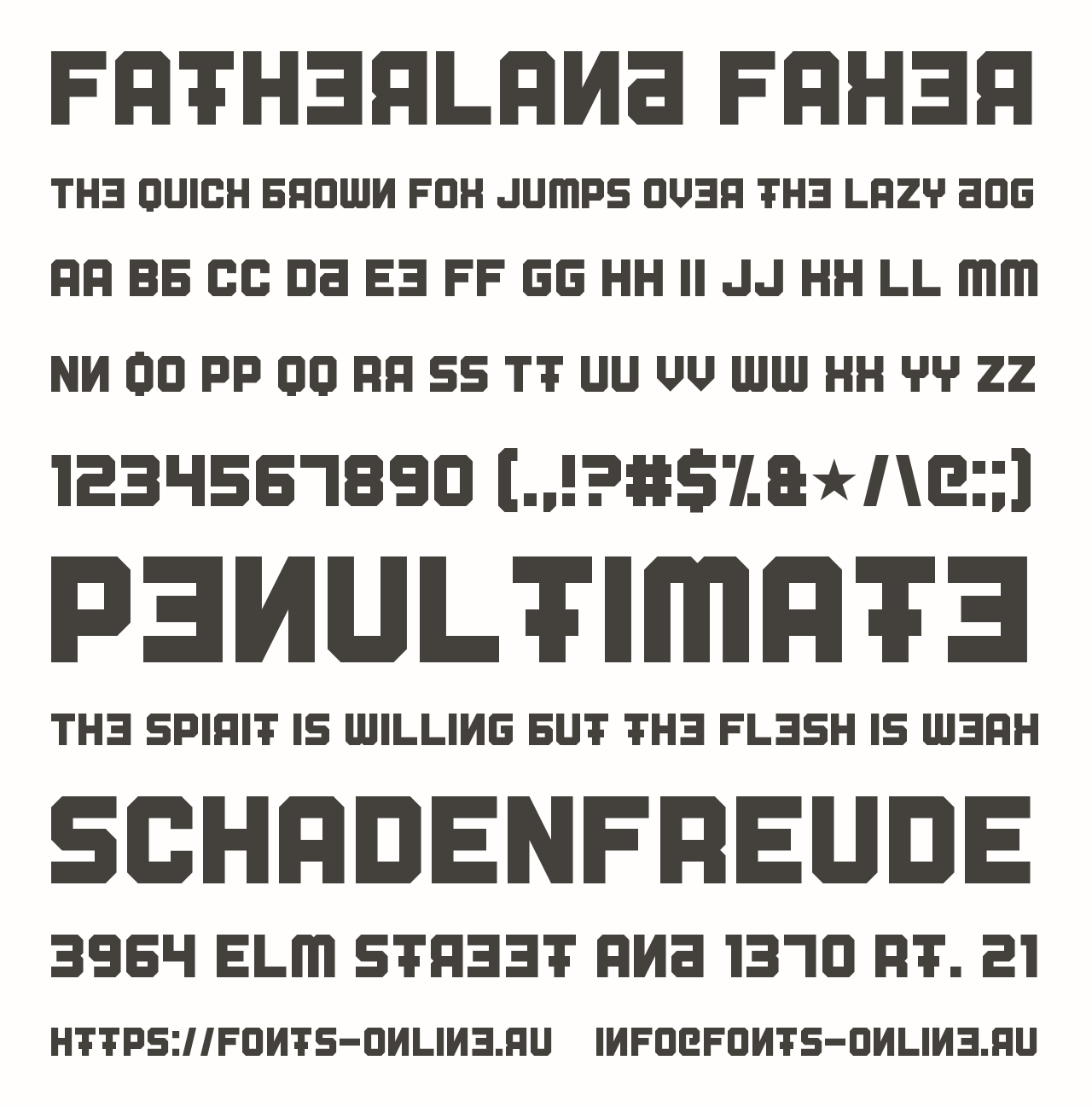 Download Fatherland Font Free - Bold and Unique Style