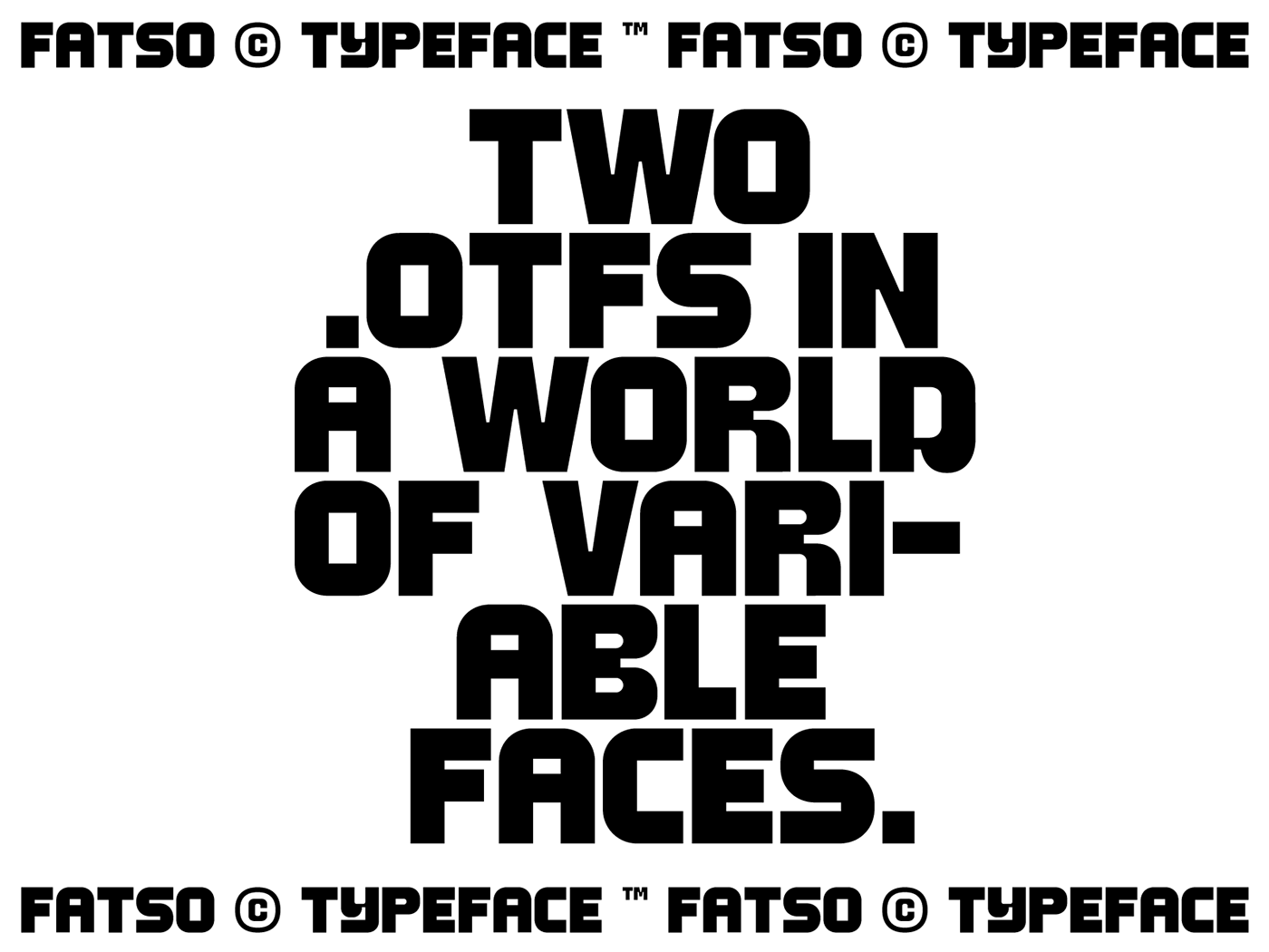 Download Fatso Typeface Free - Bold and Unique Design