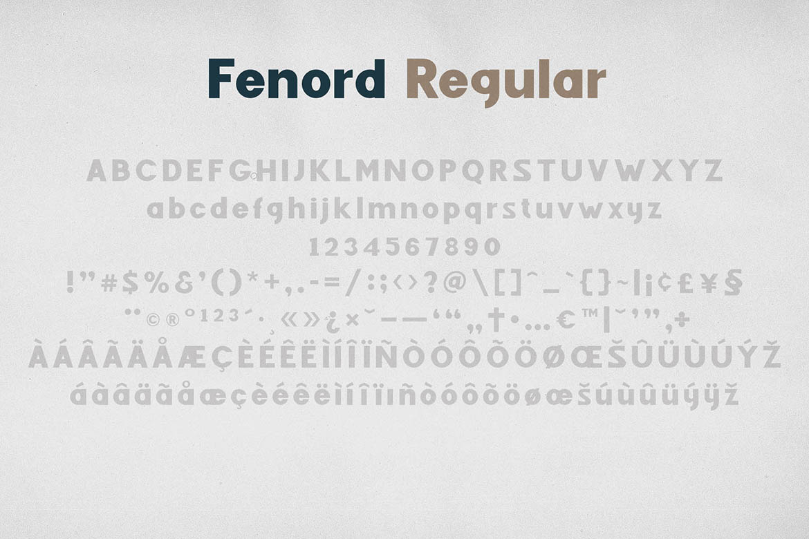 Download Fenord Font Free - Versatile Modern Typography