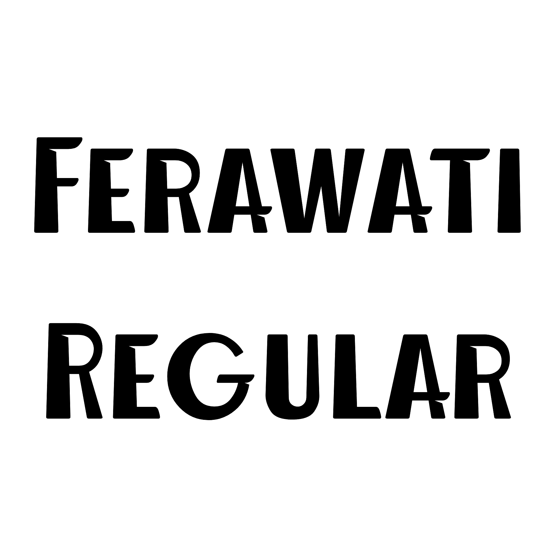 Free Ferawati Font Download - Unique Stylish Typeface