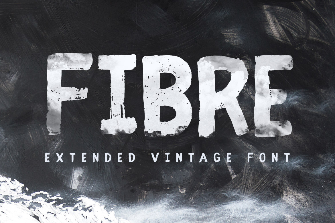 Скачайте бесплатно шрифт Fibre Extended Vintage - стильный ретро-дизайн