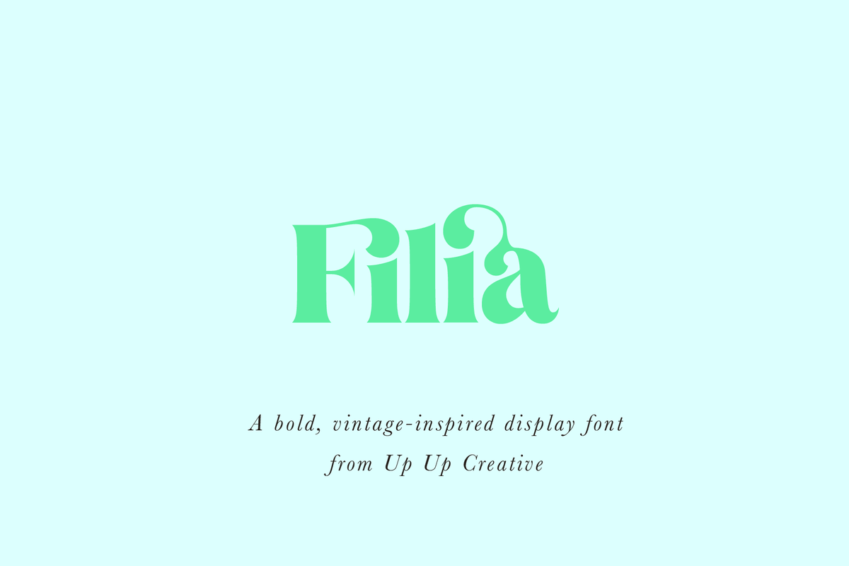 Download Filia Font Free - Elegant and Versatile Design