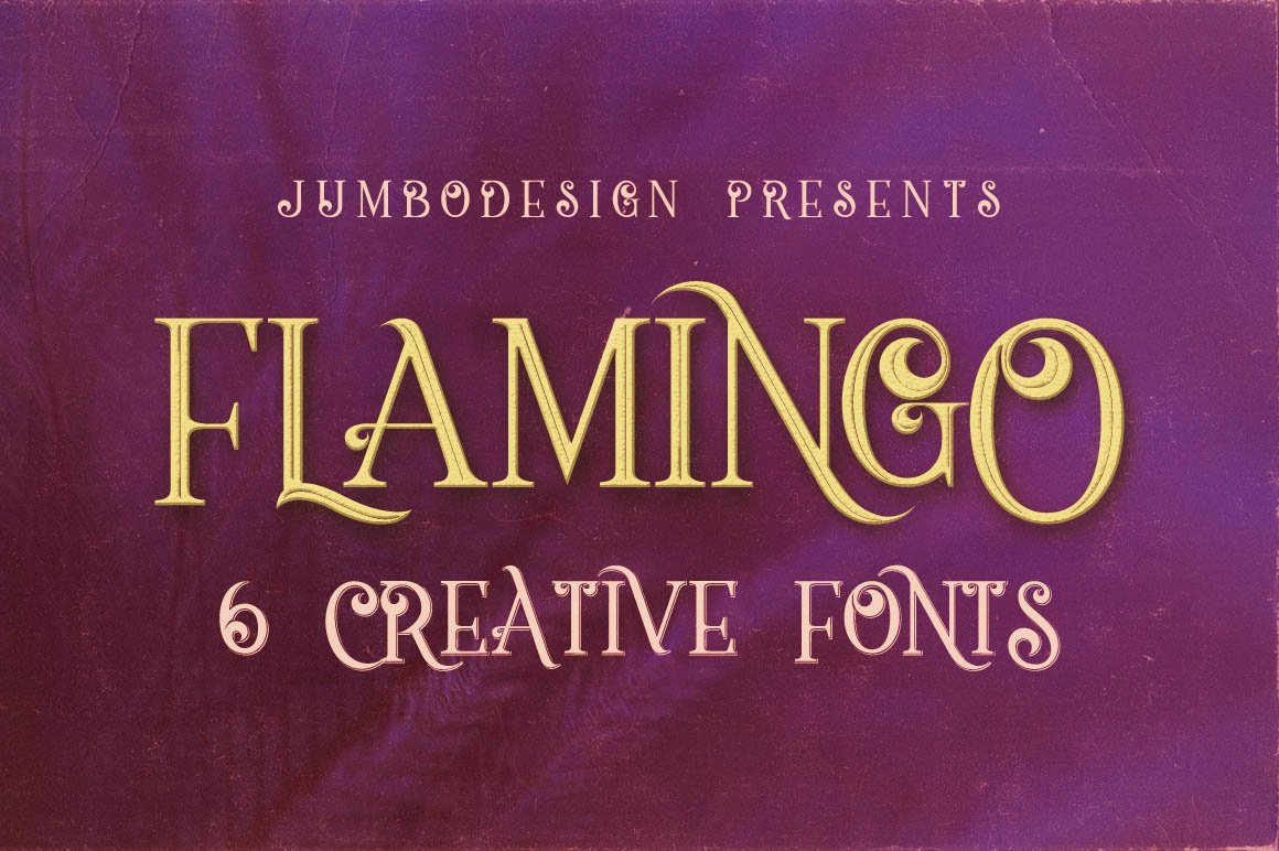 Download Flamingo Vintage Style Font Free - Retro Elegance