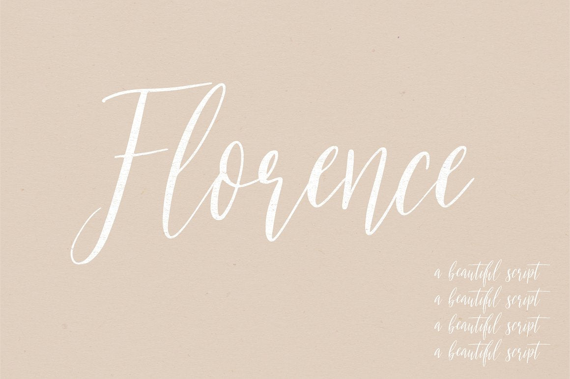 Laden Sie die elegante Florence Schriftart kostenlos herunter - Perfekt für kreative Projekte