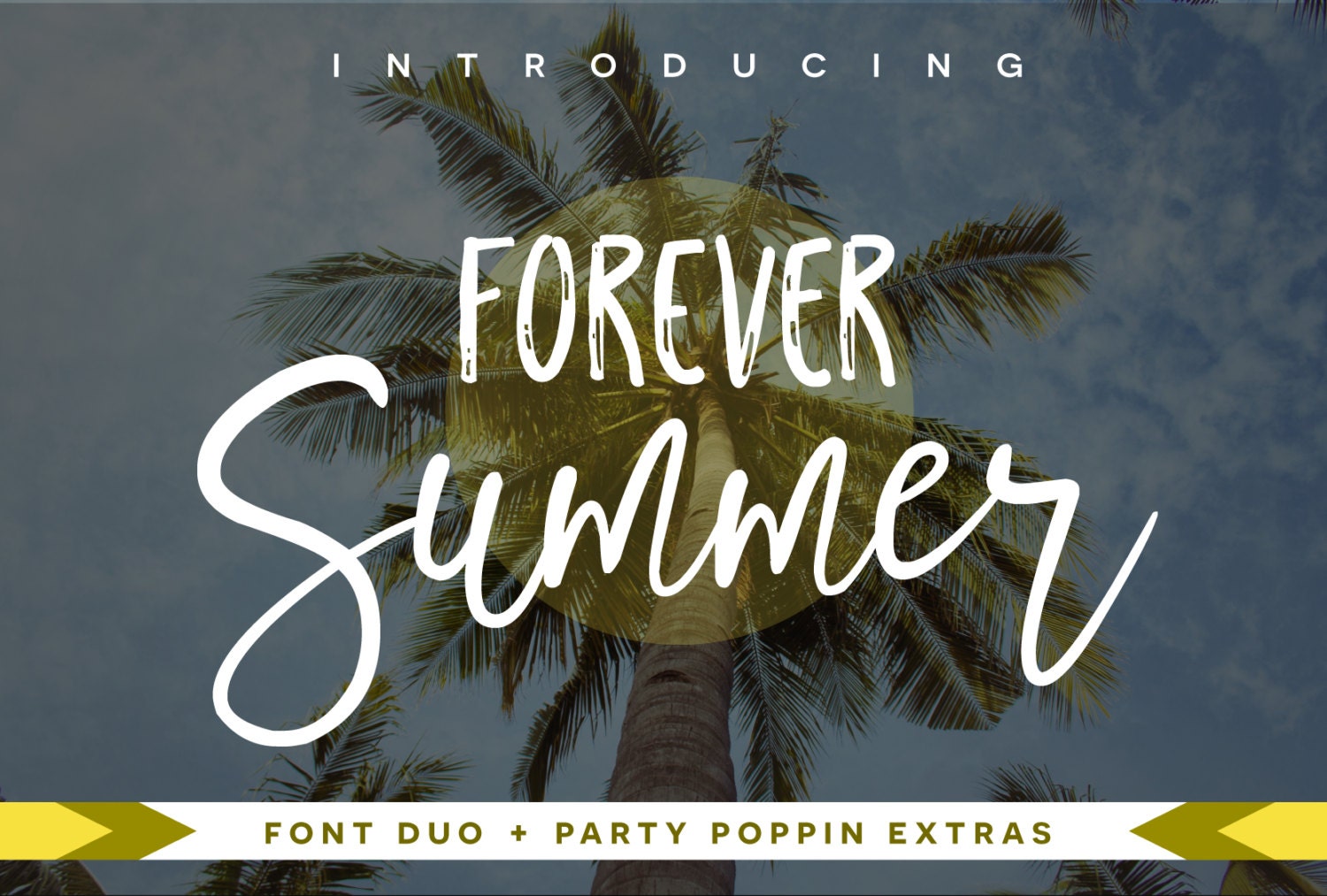 Download Forever Summer Duo Font Free - Playful & Tropical Style