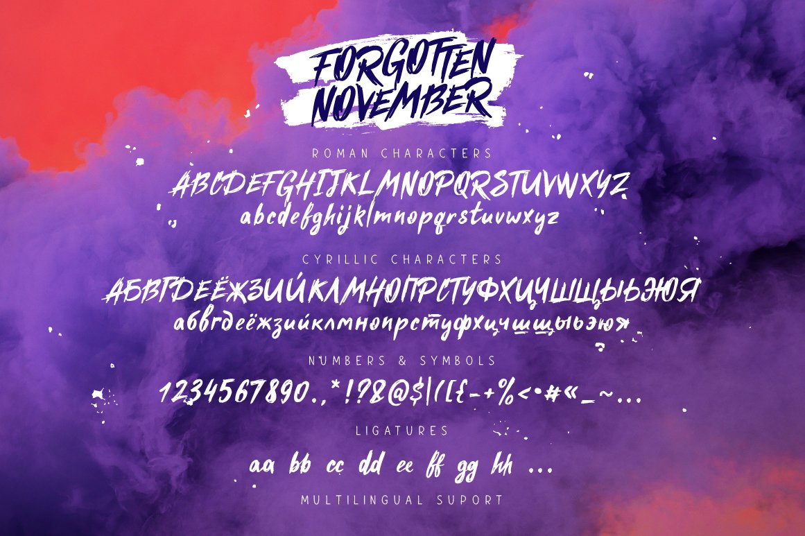 Download Forgotten November - Elegant Serif Typeface Free