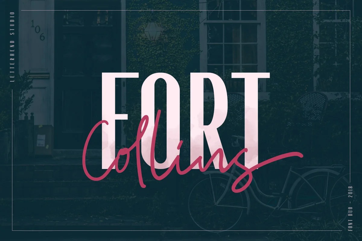 Download Fort Collins Font Free - Modern Rustic Style