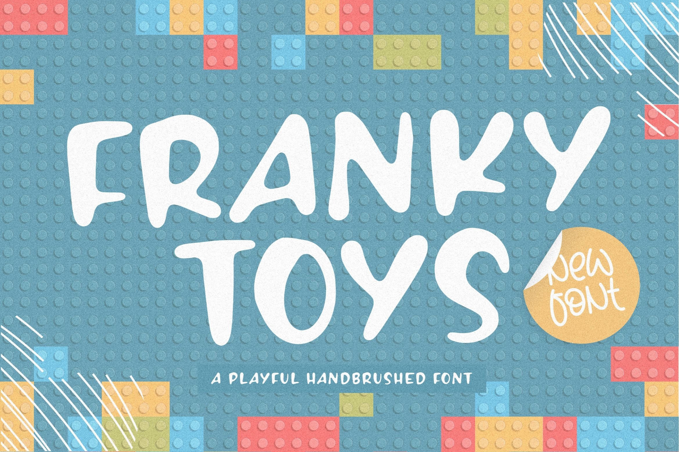 Скачайте бесплатно шрифт Franky Toys - игривый и креативный стиль