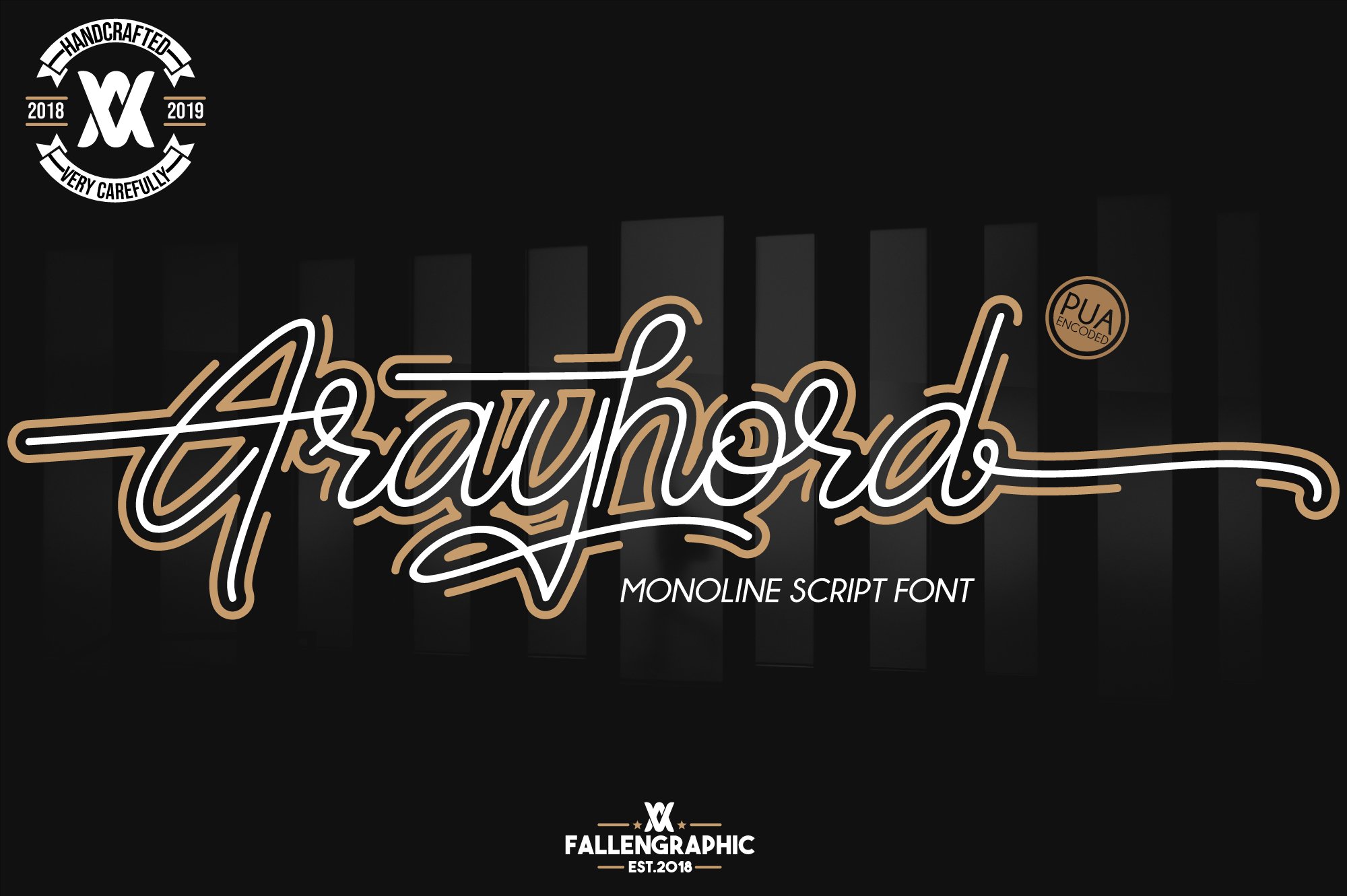 Kostenlose Frayhord Schriftart herunterladen - Modern und kreativ