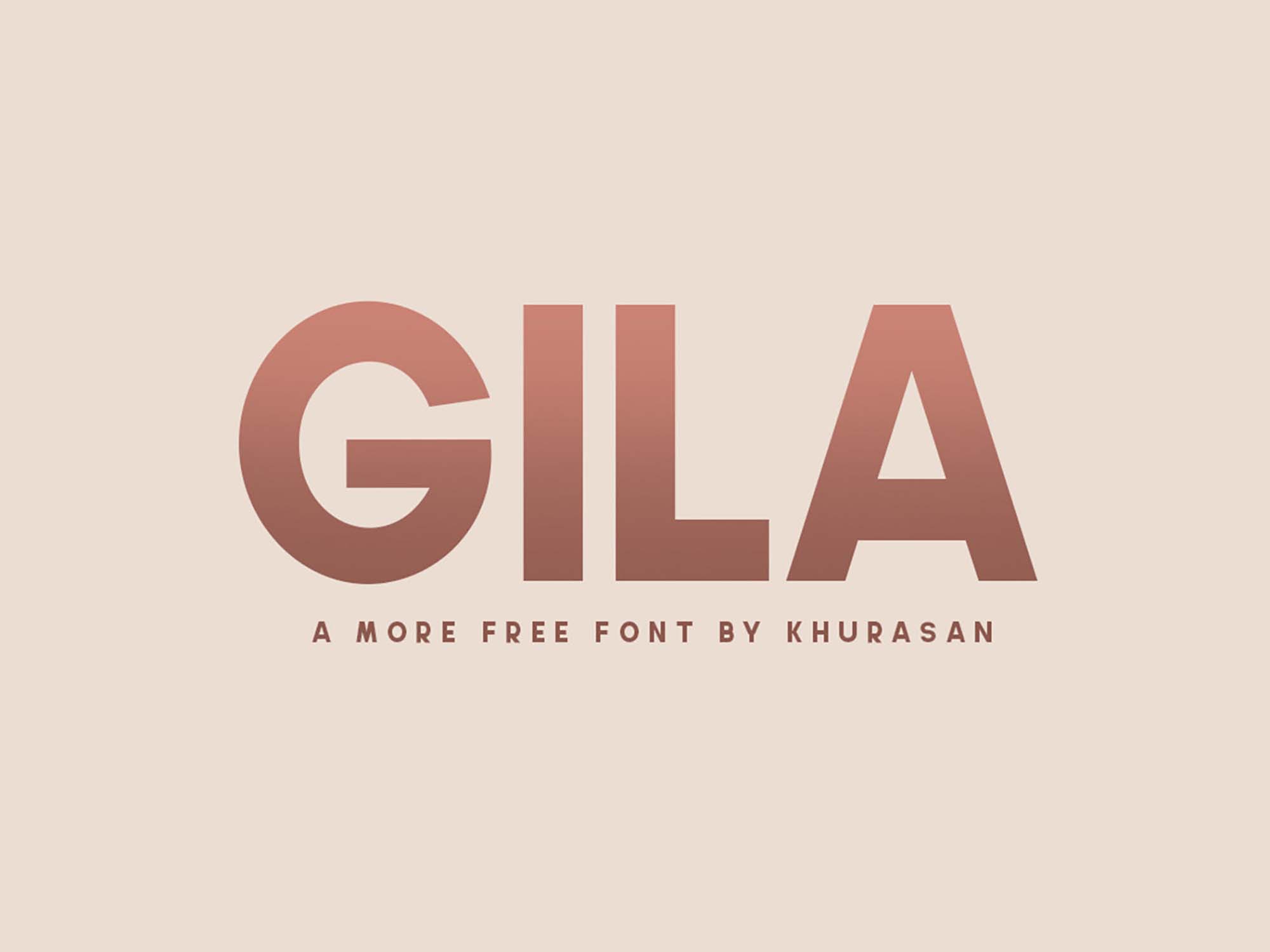 Download GILA Font Free - Versatile and Modern Design