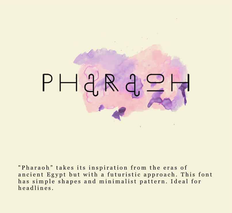 Download Pharaoh Font Free - Elegant Ancient Style