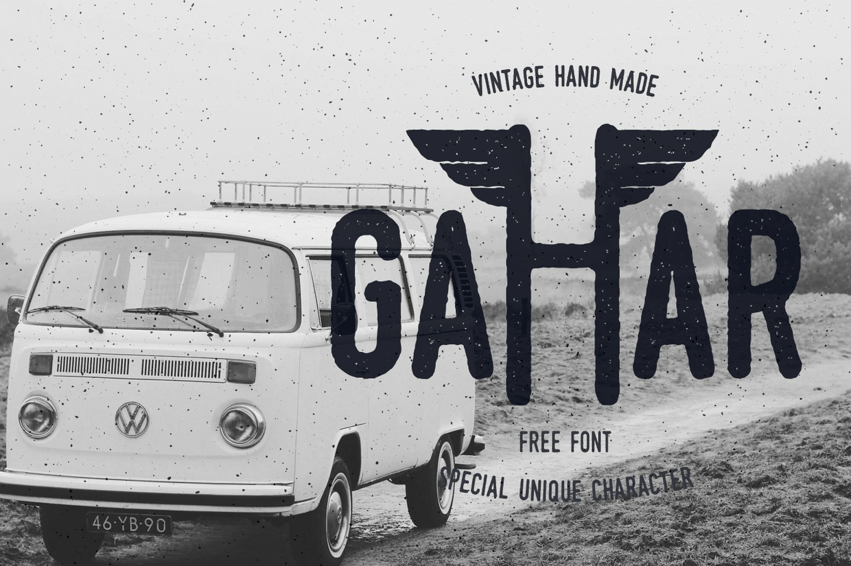 Download Gahar Font Free - Stylish Modern Typeface