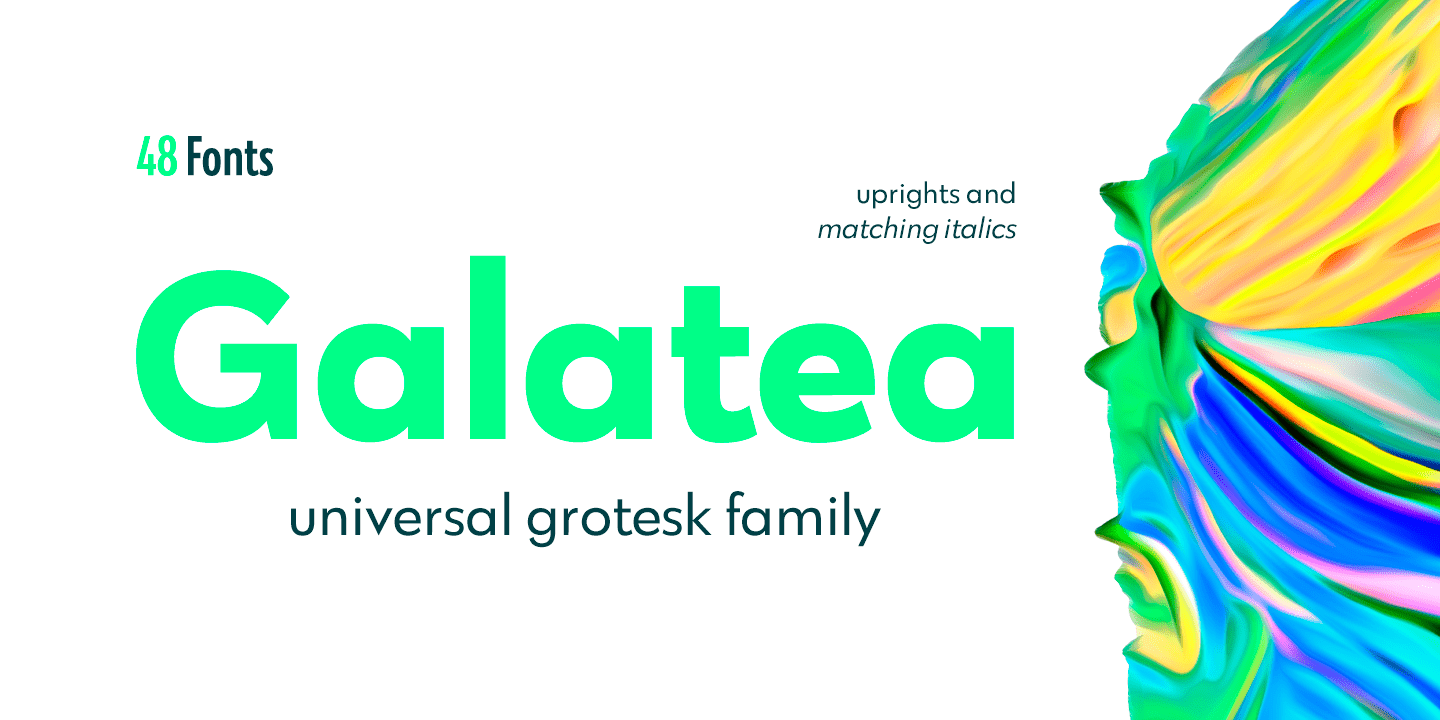 Download Galatea Font Free - Stylish Display Typography